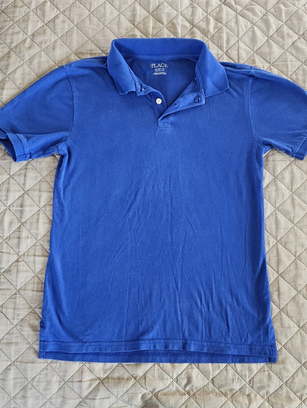 Boys size XL (14) polo shirt. Brand is Place. Blue